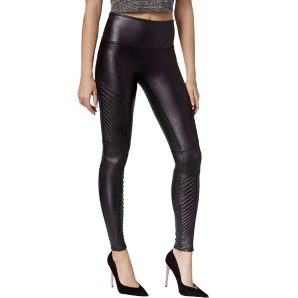 Shinestar Moto faux leatherLeggings Size XL